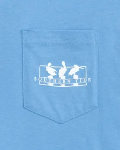 Southern Tide Pelican Sunset Long Sleeve T-Shirt Ocean Channel Online