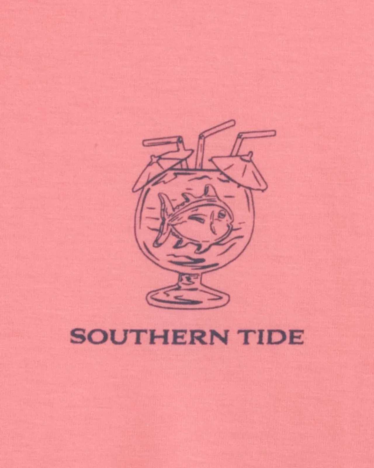 Southern Tide Pink Punch Short Sleeve T-Shirt Geranium Pink Sale