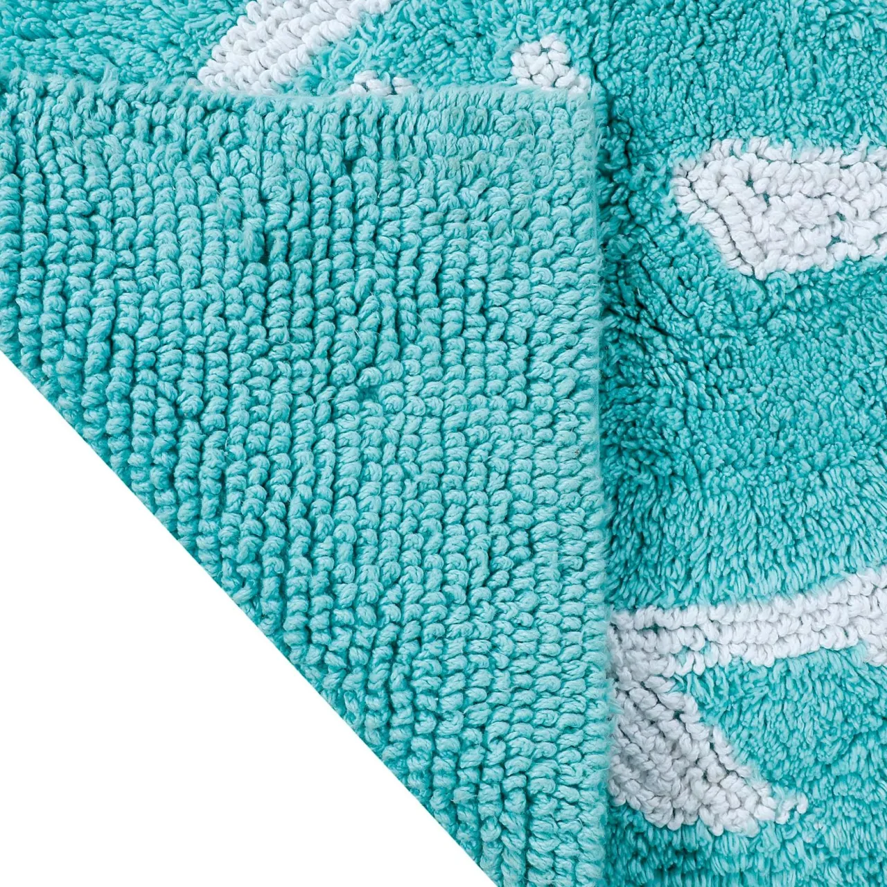 WPH Reversible Skipjack Bath Rug - 17"W X 24"L Sale
