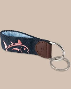 Southern Tide Rising Skipjack Embroidered Key Fob Sale
