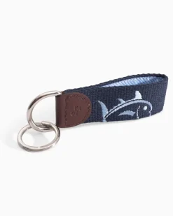 Southern Tide Rising Skipjack Embroidered Key Fob Sale