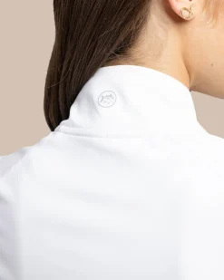 Southern Tide Runaround Quarter Zip Pull Over Classic White Cheap