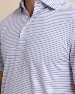 Southern Tide Ryder Heather Halls Performance Polo Hot