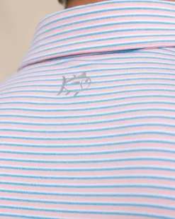 Southern Tide Ryder Heather Halls Performance Polo Hot