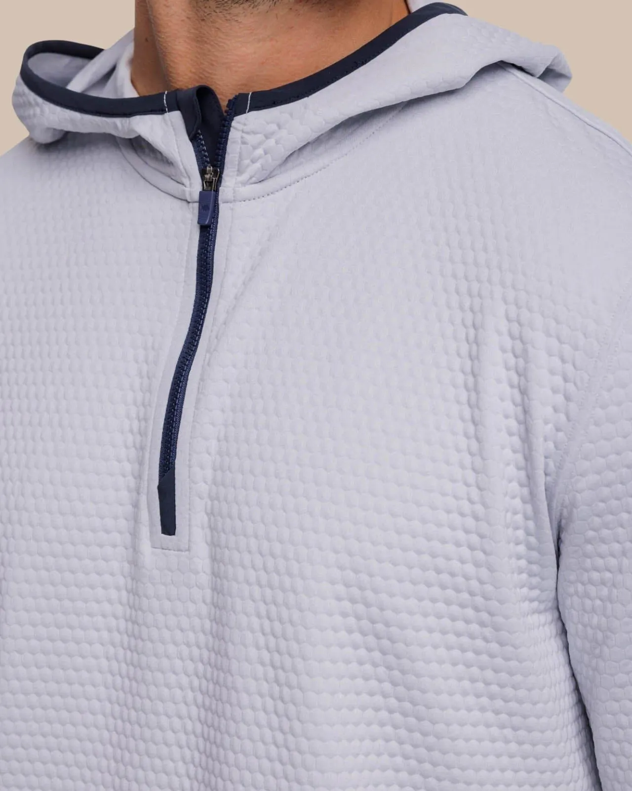 Southern Tide Scuttle Heather Performance Quarter Zip Hoodie Cheap