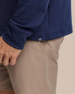 Southern Tide Scuttle Heather Performance Quarter Zip Hoodie Cheap