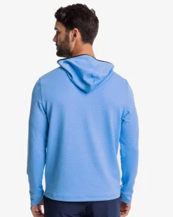 Southern Tide Scuttle Heather Performance Quarter Zip Hoodie - Sale Sale