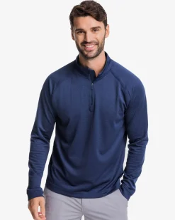 Southern Tide Scuttle Heather Performance Quarter Zip Cheap