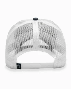 Southern Tide Skipjack And Stripes Trucker Hat New