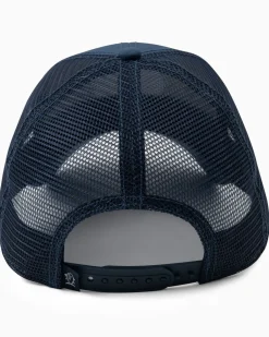 Southern Tide South Carolina Patch Performance Trucker Hat Seven Seas Blue Outlet