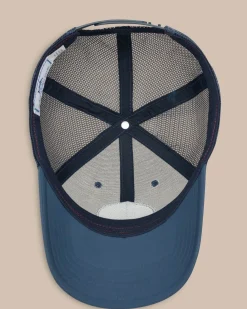Southern Tide South Carolina Patch Performance Trucker Hat Seven Seas Blue Outlet