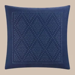 WPH Southern Tide Diamond Geo Square Decorative Pillow Navy Store