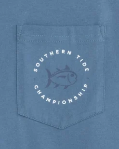 Southern Tide St Championship Short Sleeve T-Shirt Coronet Blue Best Sale