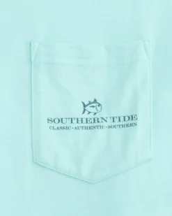 Southern Tide St Tradition Short Sleeve T-Shirt Wake Blue Outlet