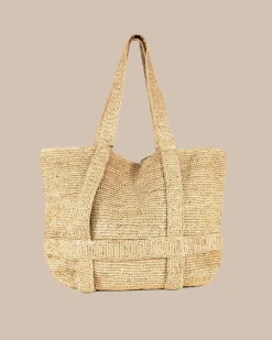 Southern Tide Straw Traveler Tote Natural Flash Sale