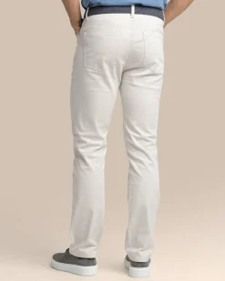 Southern Tide Sullivan Five Pocket Pant Stone Cheap