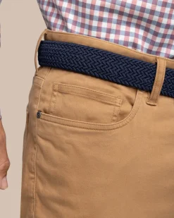 Southern Tide Sullivan Five Pocket Pant Hazelnut Khaki Shop