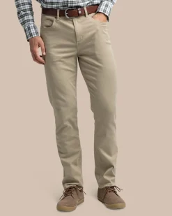 Southern Tide Sullivan Five Pocket Pant Sandstone Khaki Flash Sale