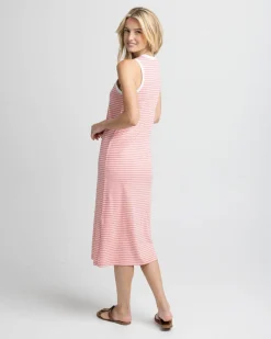 Southern Tide Sun Farer Stripe Midi Tank Dress Cheap