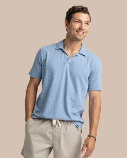 Southern Tide Sun Farer Summertree Stripe Polo Best
