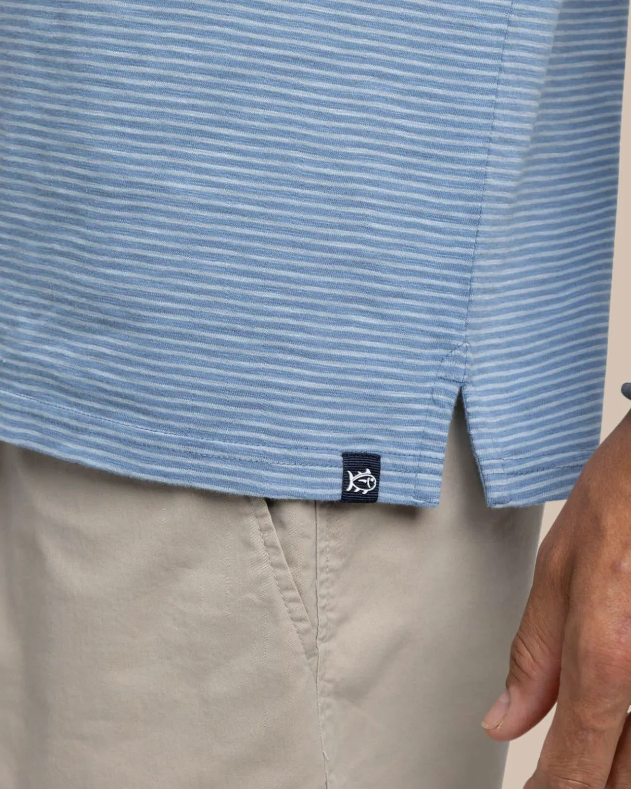 Southern Tide Sun Farer Summertree Stripe Polo Best