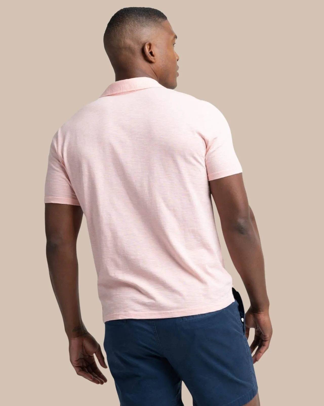 Southern Tide Sun Farer Summertree Stripe Polo Best