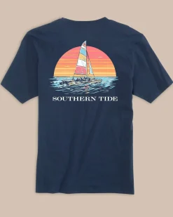 Southern Tide Sunset Silhouette T-Shirt Clearance