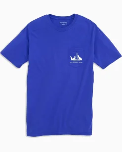 Southern Tide Sunset Silhouette T-Shirt Clearance