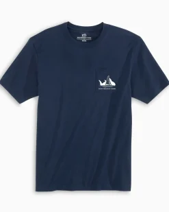 Southern Tide Sunset Silhouette T-Shirt Clearance