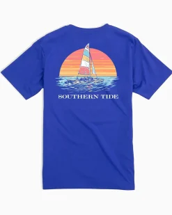 Southern Tide Sunset Silhouette T-Shirt Clearance
