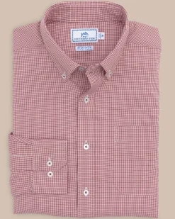 Southern Tide Team Colors Gingham Intercoastal Sport Shirt Cheap