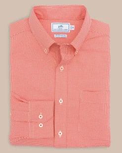 Southern Tide Team Colors Gingham Intercoastal Sport Shirt Cheap