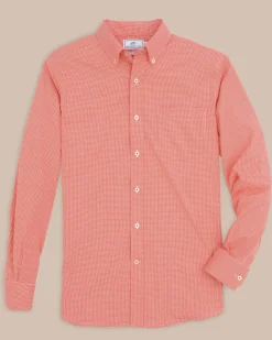 Southern Tide Team Colors Gingham Intercoastal Sport Shirt Cheap