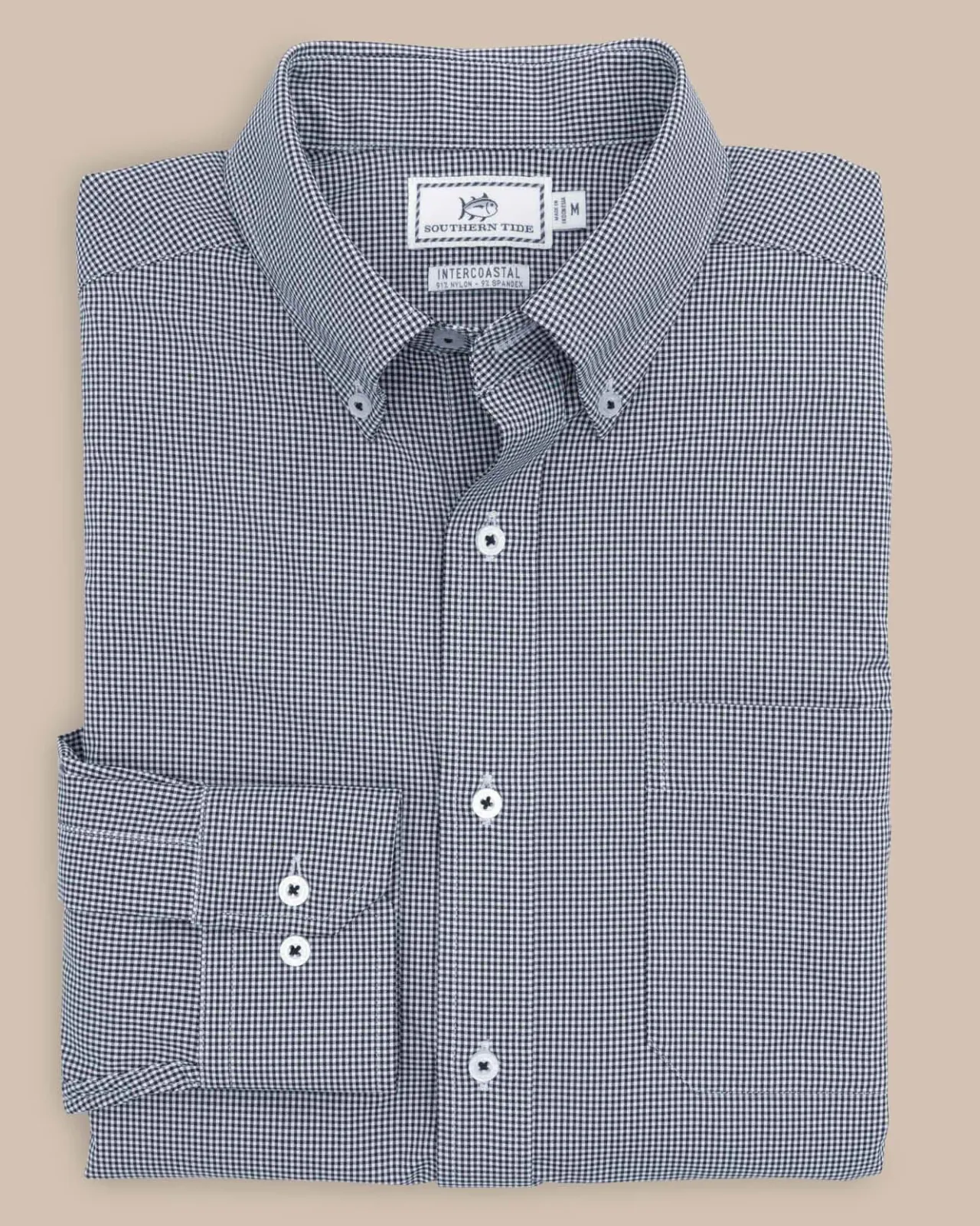 Southern Tide Team Colors Gingham Intercoastal Sport Shirt Cheap