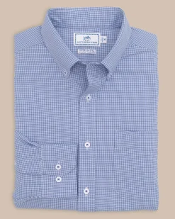 Southern Tide Team Colors Gingham Intercoastal Sport Shirt Cheap