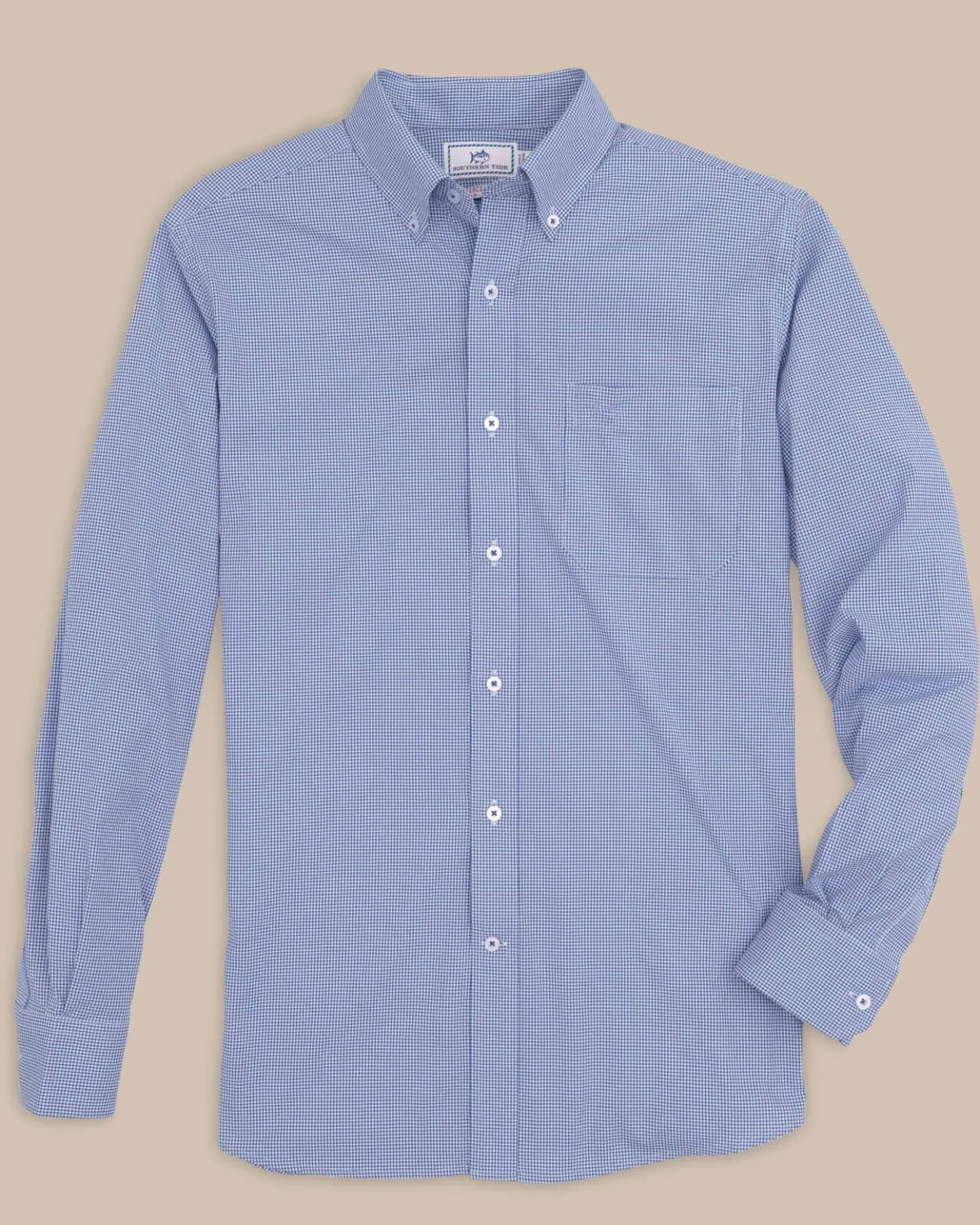 Southern Tide Team Colors Gingham Intercoastal Sport Shirt Cheap