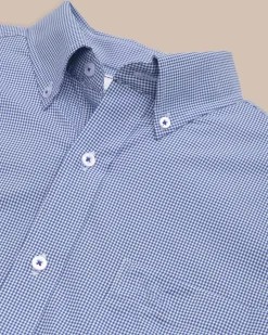 Southern Tide Team Colors Gingham Intercoastal Sport Shirt Cheap