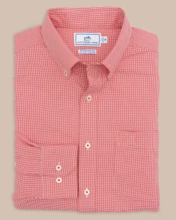 Southern Tide Team Colors Gingham Intercoastal Sport Shirt Cheap
