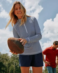 Southern Tide Team Colors Runaround Quarter Zip Pull Over Clearance