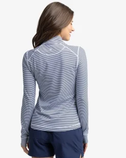 Southern Tide Team Colors Runaround Quarter Zip Pull Over Clearance