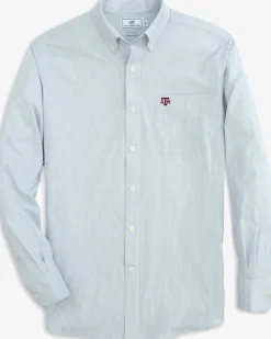 Southern Tide Texas A&M Aggies Gingham Button Down Shirt Outlet
