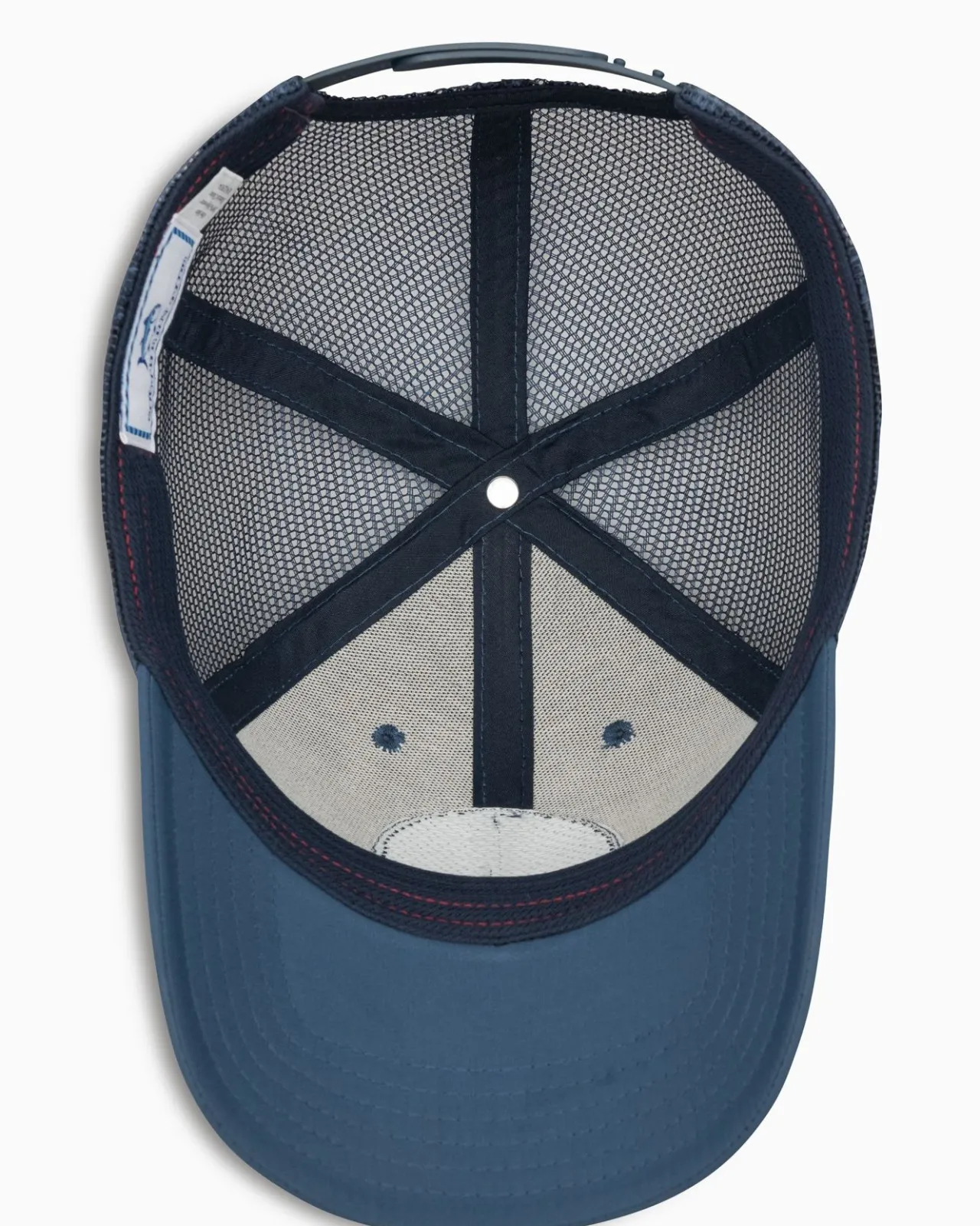 Southern Tide Texas Patch Performance Trucker Hat Seven Seas Blue Store