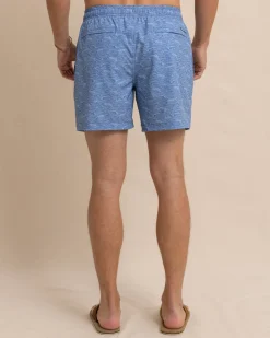 Southern Tide The Whaler Swim Trunk Coronet Blue Cheap