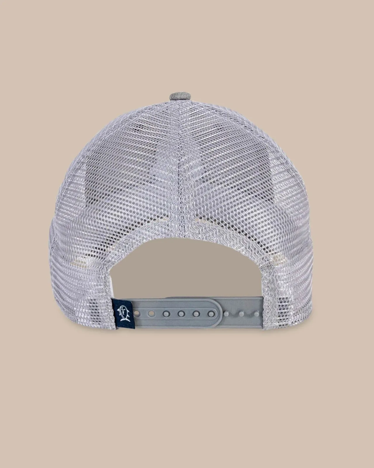 Southern Tide Three Palms Performance Trucker Hat Heather Khaki Outlet