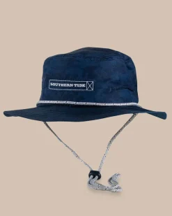 Southern Tide Waterway Camo Print Performance Sun Hat - Navy True Navy Shop