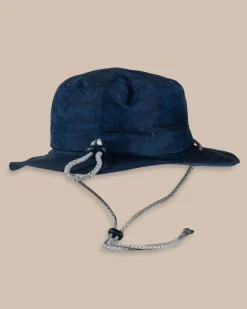Southern Tide Waterway Camo Print Performance Sun Hat - Navy True Navy Shop