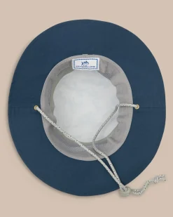 Southern Tide Waterway Camo Print Performance Sun Hat - Grey Seagull Grey Shop