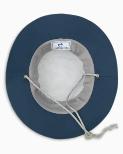 Southern Tide Waterway Camo Print Performance Sun Hat - Grey Seagull Grey Shop