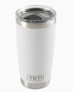 Southern Tide Yeti Rambler 20 Oz Skipjack Tumbler White Hot