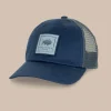 Southern Tide Youth Gradient Skipjack Trucker Hat Navy Store